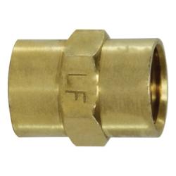 28058LF Coupling, 1/8-in FIP x 1/8-in FIP, 3/4 in, Brass