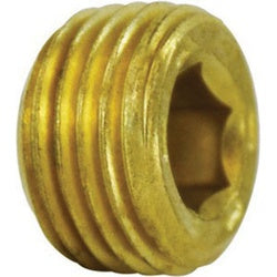28093TLF Taper Hex Socket, 1/8 in, Brass