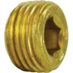 28094TLF Taper Hex Socket, 1/4 in, Brass