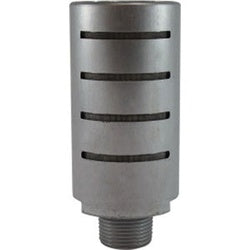 28370 Slit Pattern High Flow Muffler, 1/2 in Nominal, MPT, Aluminum