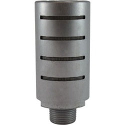 28372 Slit Pattern High Flow Muffler, 1 in Nominal, MPT, Aluminum