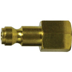 28501B Automotive Interchange Plug, 1/4 in FIP, Brass