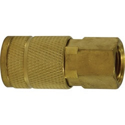 28507 Parker Tru Coupler, 1/4-in FIP, Brass