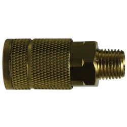 28515 Parker Tru Coupler, 1/8 in MIP, Brass