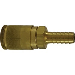 28530 Parker Tru Coupler, 3/8 in Hose Barbed, Brass