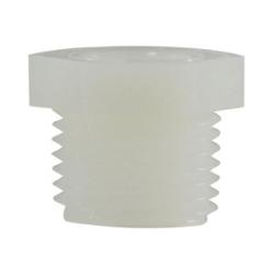 28680W Reducer Hex Bushing, 1-1/2 in MPT x 1-1/4 in FPT, Nylon, White