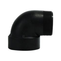 28723P Street Elbow, 1/2 in FPT x 1/2 in MPT, Polypropylene