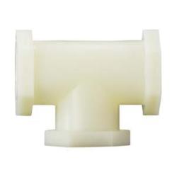 28743W Tee, 1/2 in FPT x 1/2 in FPT x 1/2 in FPT, Nylon, White