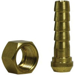 28854 Swivel Adapter, 12-in Hose Barbed x 12-in Female BSPP, Brass, Nickel-Plated