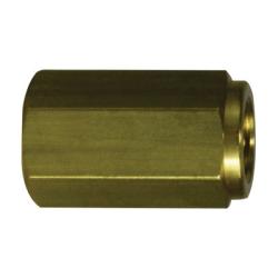 28856 Hex Cap, 1/4 in Female BSPP, Brass, Nickel-Plated