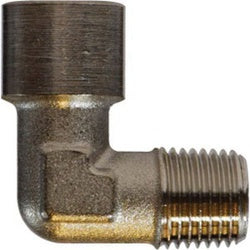 28915 90-deg Elbow, 3/4-in Male BSPT x 3/4-in Female BSP, Brass, Nickel-Plated