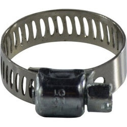 300 Series 3000004 Miniature Worm Gear Clamp, 7/32 in Minimum Clamp Diameter, Carbon Steel