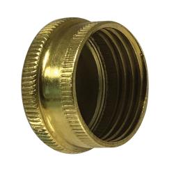 LFHC-12W Cap, 3/4 in FHT, Brass