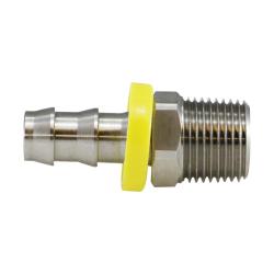 30210SS Adapter, 3/4-in Push-On Hose Barbed x 3/4-in MIP, Stainless Steel