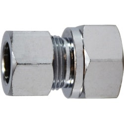 31159 Adapter, 1/2 in Compression x 1/2 in FIP, Brass, Chrome-Plated