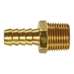 32026LF Rigid Adapter, 3/8-in Hose Barbed x 3/4-in MIP, Brass
