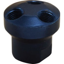 320121 Air Manifold, 1 -Inlet, 3 -Outlet, 3/8 in Inlet, 1/4 in Outlet, FPT, Aluminum