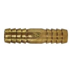 32098LF Splicer, 3/4 in Hose Barbed x 3/4 in Hose Barbed, Brass