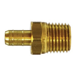 32151 Adapter, 1/4 in Barbed x 1/4 in MIP, Brass