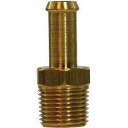 32968 Single Barb Adapter, 1 in Hose Barbed x 1/2 in MPT, Brass