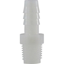 33006W Adapter, 1/4 in Hose Barbed x 3/8 in MIP, Nylon