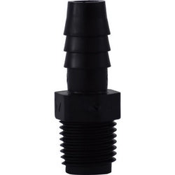 33009B Adapter, 5/16 in Hose Barbed x 1/4 in MIP, Polyethylene