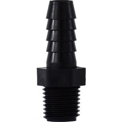 33012P Adapter, 3/8-in Hose Barbed x 1/4-in MIP, Polypropylene