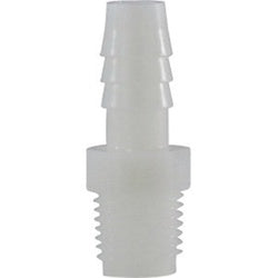33013W Adapter, 3/8 in Hose Barbed x 3/8 in MIP, Nylon