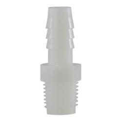 33014W Straight Adapter, 3/8-in Hose Barbed x 1/2-in MIP, Nylon