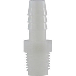 33020W Adapter, 5/8 in Hose Barbed x 1/2 in MIP, Nylon