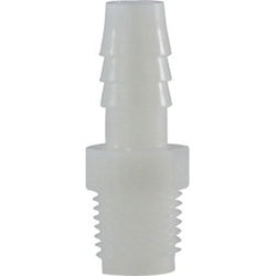 33032W Adapter, 1-1/4 in Hose Barbed x 1-1/2 in MIP, Nylon