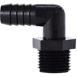 33044B 90 deg Elbow, 5/8 in Hose Barbed x 3/8 in MIP, Polyethylene