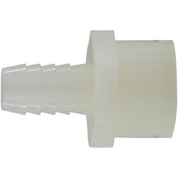 33060W Adapter, 3/8 in Hose Barbed x 1/2 in FIP, Nylon
