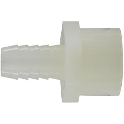 33066W Adapter, 1/2 in Hose Barbed x 1/4 in FIP, Nylon