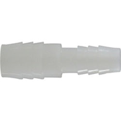 33079W Reducing Splicer, 1/4 in Hose Barbed x 1/8 in Hose Barbed, Nylon