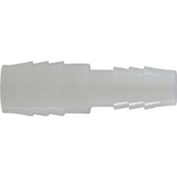 33089W Reducing Splicer, 3/4 in Hose Barbed x 1/2 in Hose Barbed, Nylon