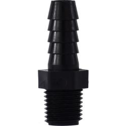 33303P Adapter, 1/2 in Hose Barbed x 1 in MIP, Polypropylene