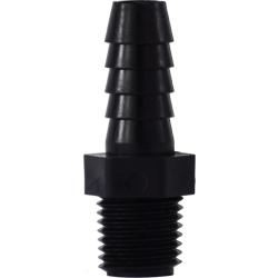 33307P Adapter, 1 in Hose Barbed x 1/2 in MIP, Polypropylene