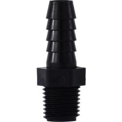 33321P Adapter, 1-1/2 in Hose Barbed x 1-1/4 in MIP, Polypropylene