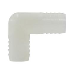 33399W 90 deg Elbow, 1-1/2 in Hose Barbed x 1-1/2 in Hose Barbed, Nylon