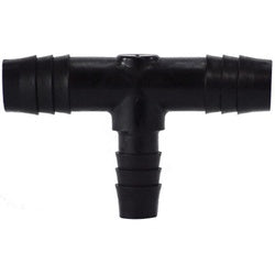 33424B Reducing Branch Tee, 1/4 in Hose Barbed x 1/4 in Hose Barbed x 1/2 in Hose Barbed