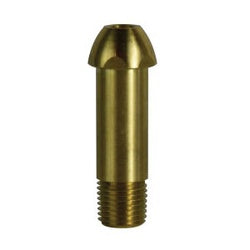 34012 Hex Tailpiece with Flats, 1/4 in POL NPT, Brass