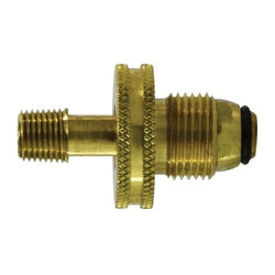 34073 Soft Nose Adapter with Brass Wheel, 1/4 in Nominal, MPT x POL