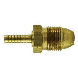 34084 Swivel Adapter, 0.88 in Male POL x 1/4 in Hose Barbed, Brass