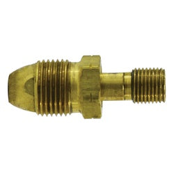 34088 Hard Nose Adapter, 0.88 in Male POL x 9/16 in FPT, Brass
