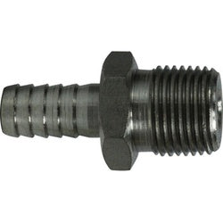 34597 Adapter, 1/2 in Hose Barbed x 3/4 in MIP, Stainless Steel