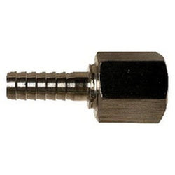 34661 Adapter, 1/4 in Barbed x 1/4 in FPT, Stainless Steel