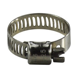 350 Series 350006SS Marine Worm Gear Clamp, 6 in Nominal, 5/16 in Minimum Clamp Diameter