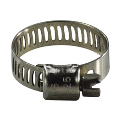 350 Series 350010SS Marine Worm Gear Clamp, 10 in Nominal, 1/2 in Minimum Clamp Diameter