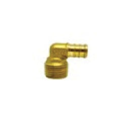 35085 Male Elbow, 1/2-in PEX x 1/2-in Male NPTF, Lead-Free Brass